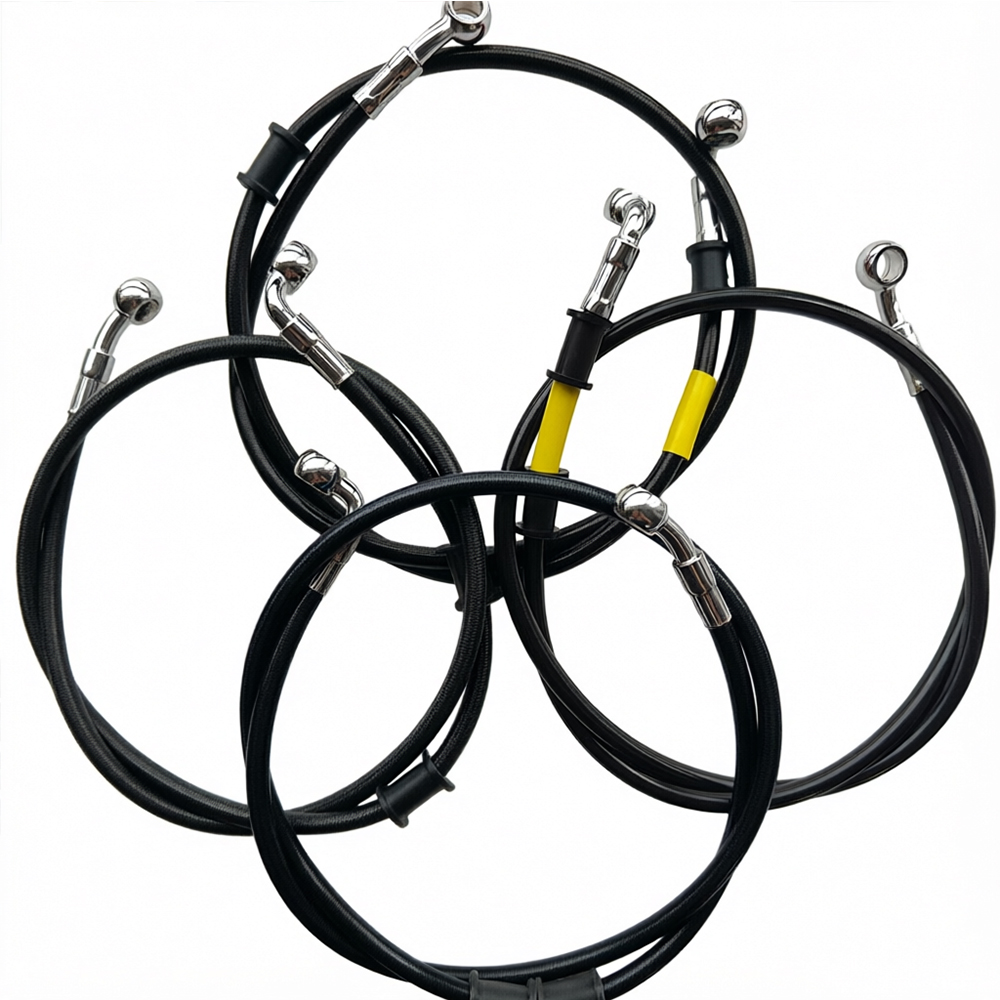 Черный 28 ° -90 °   Гидравличе – обзор и цена Brake Line Motorcycle
